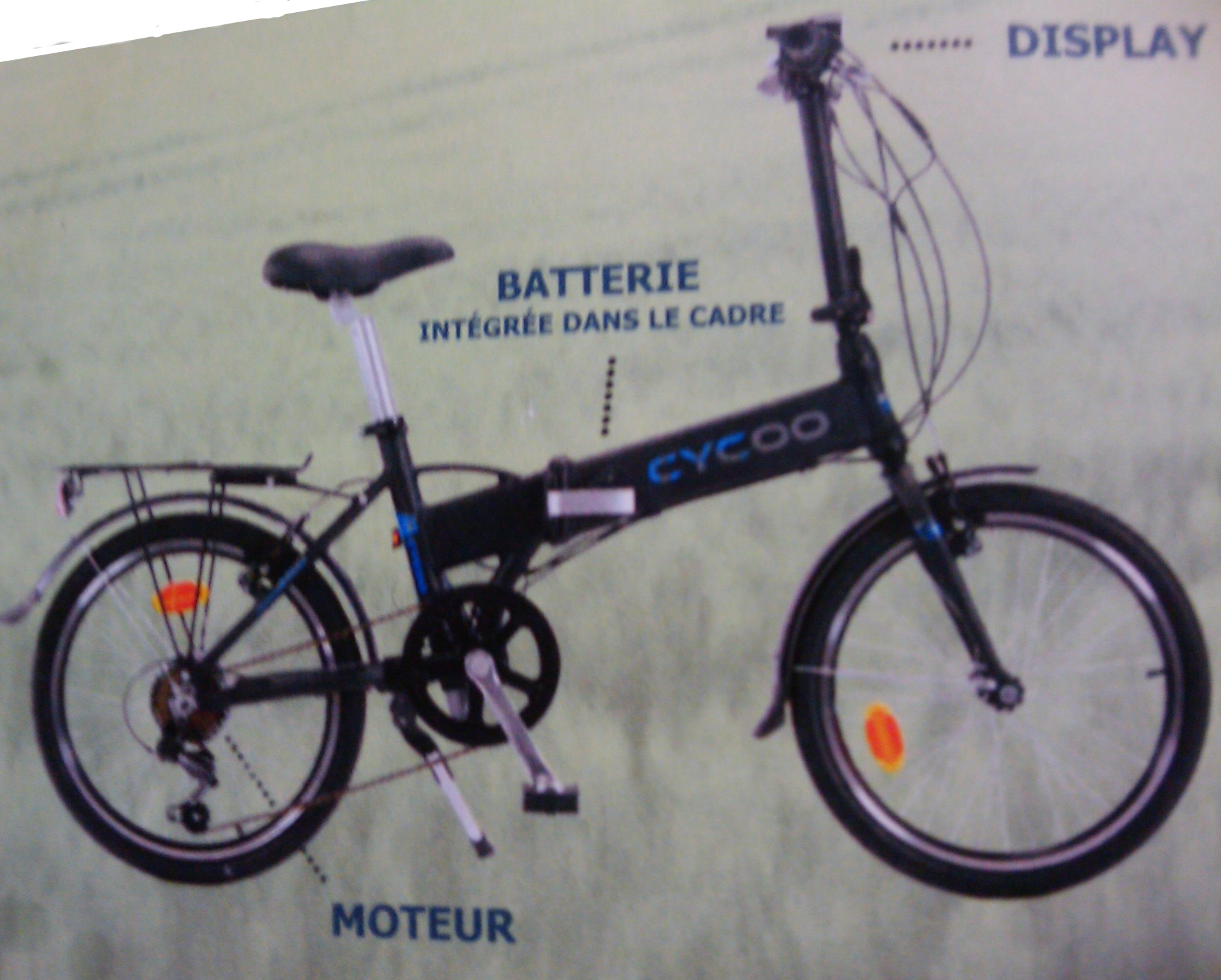 Vélo pliant électrique leclerc