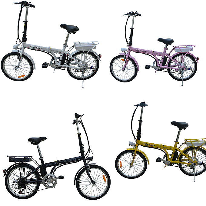 Velo electrique pliable velobecane