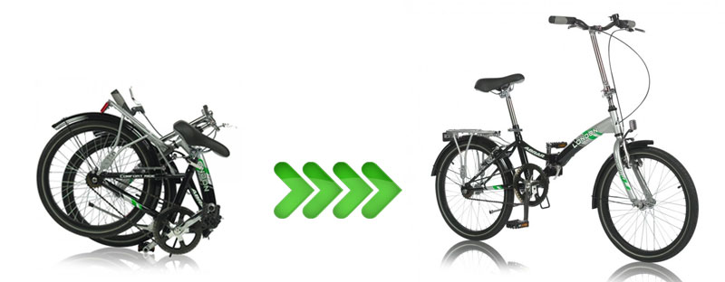 Vélo pliant pliable