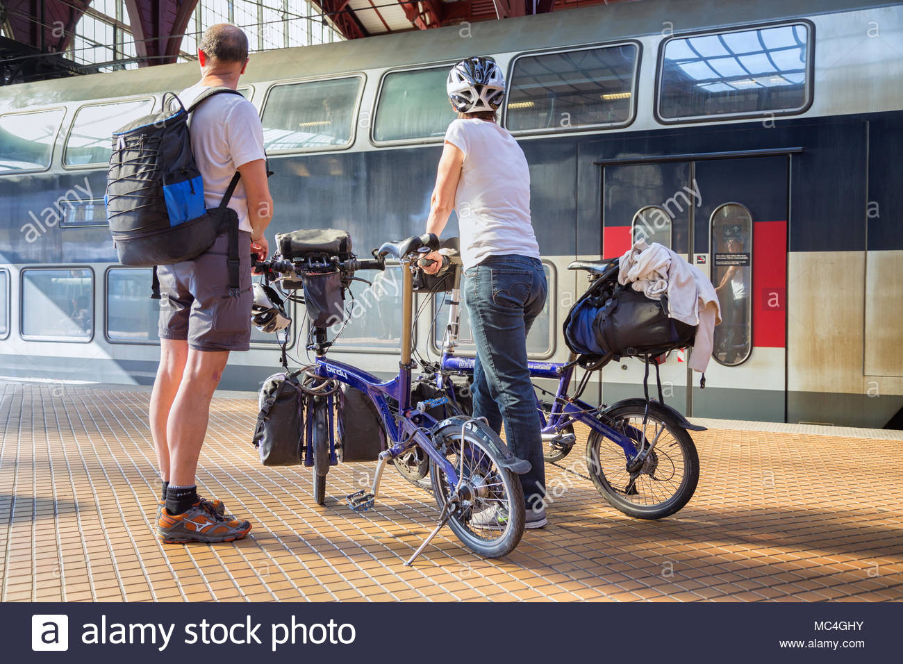 Voyager avec un vélo pliant