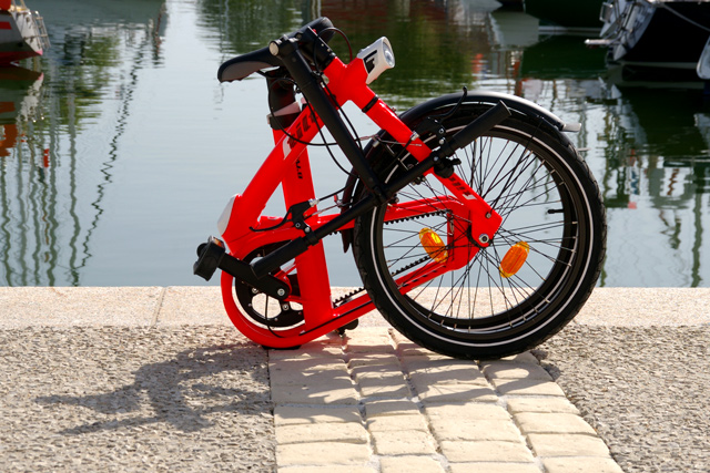 Vélo pliant btwin tilt 9 copper