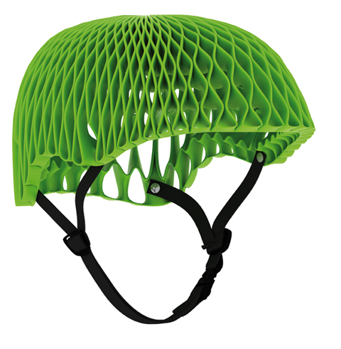 Casque de vélo pliant